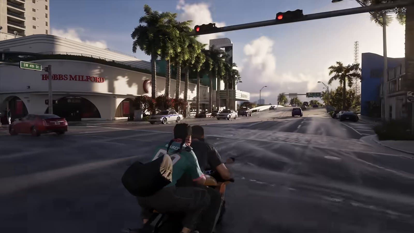 A Vice City street scene